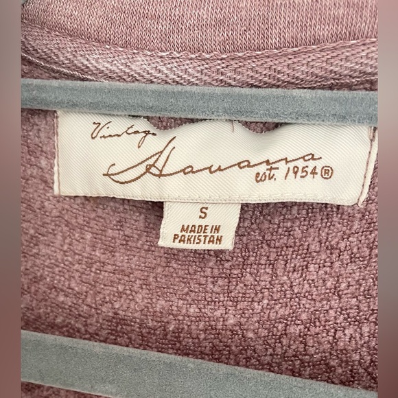 Vintage Havana Purple Terry Shirt Jacket Button Up, S - Picture 3 of 3